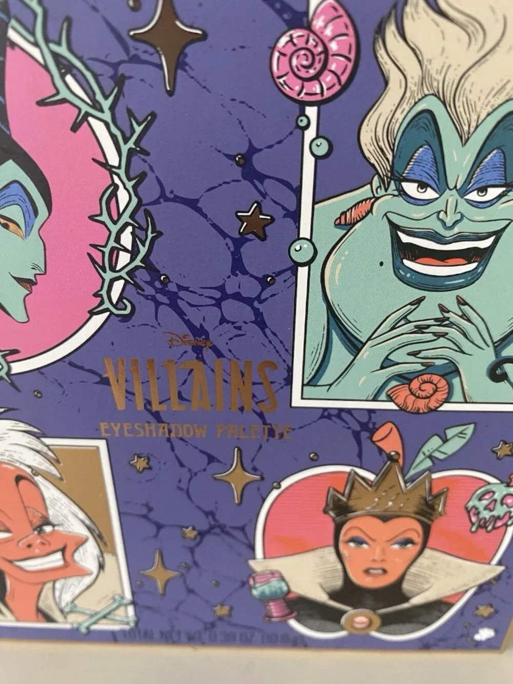 Taste Beauty Disney Villains Eyeshadow Palette Evil Queen 12 Shades Maleficent